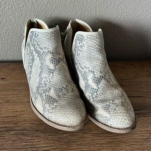 Sofft Snakeskin Booties